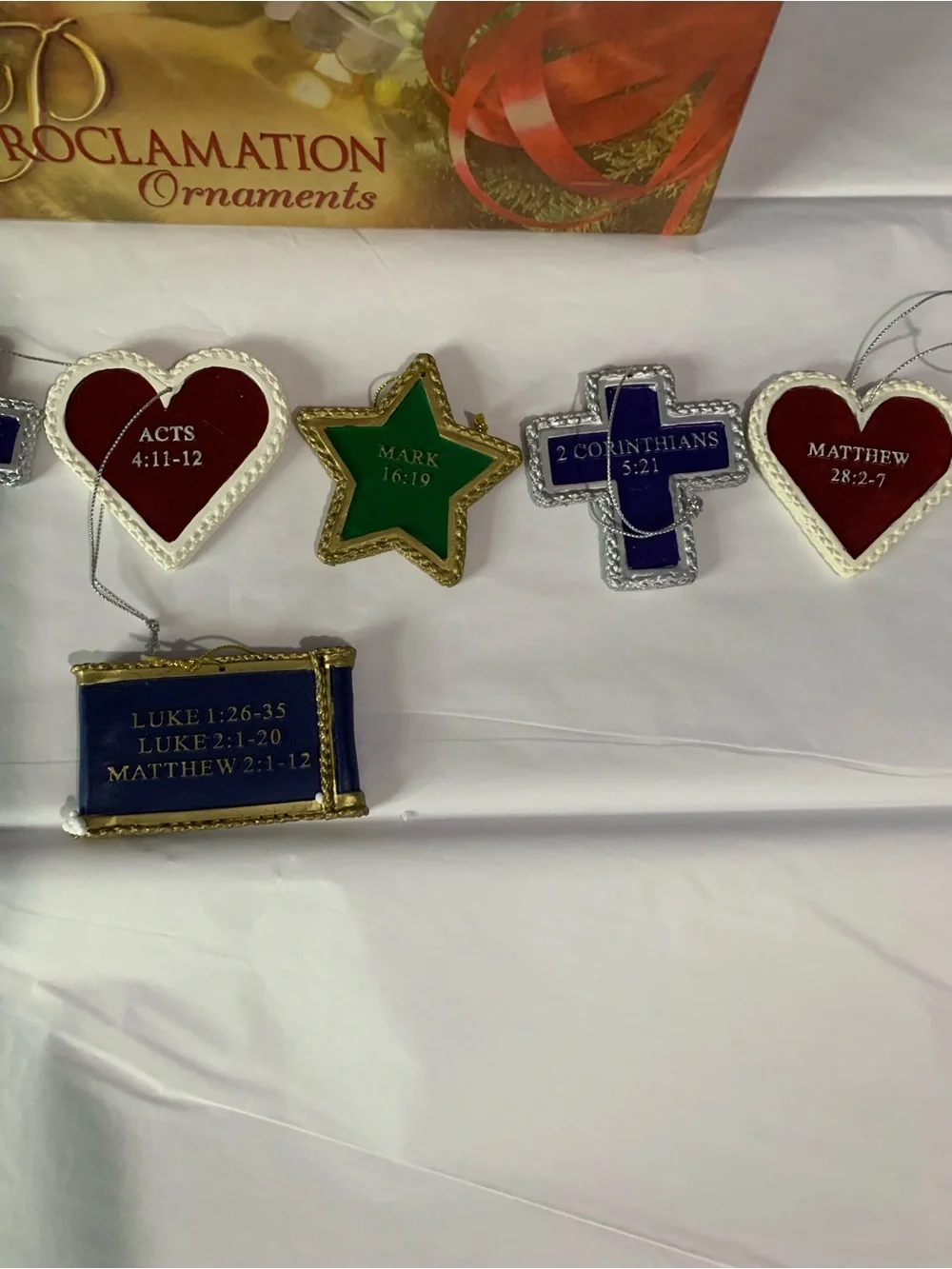Proclamation Advent Countdown Ornament Collection Set 25